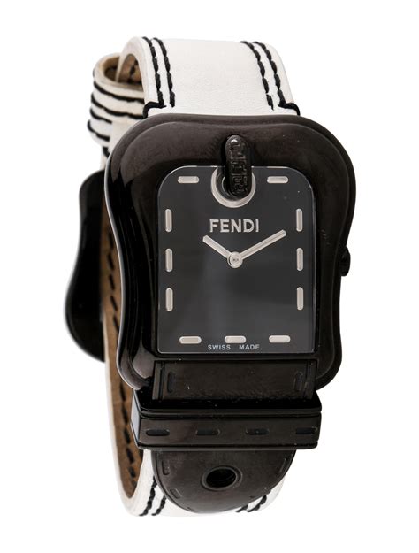 fendi b fendi leather strap watch|genuine fendi strap.